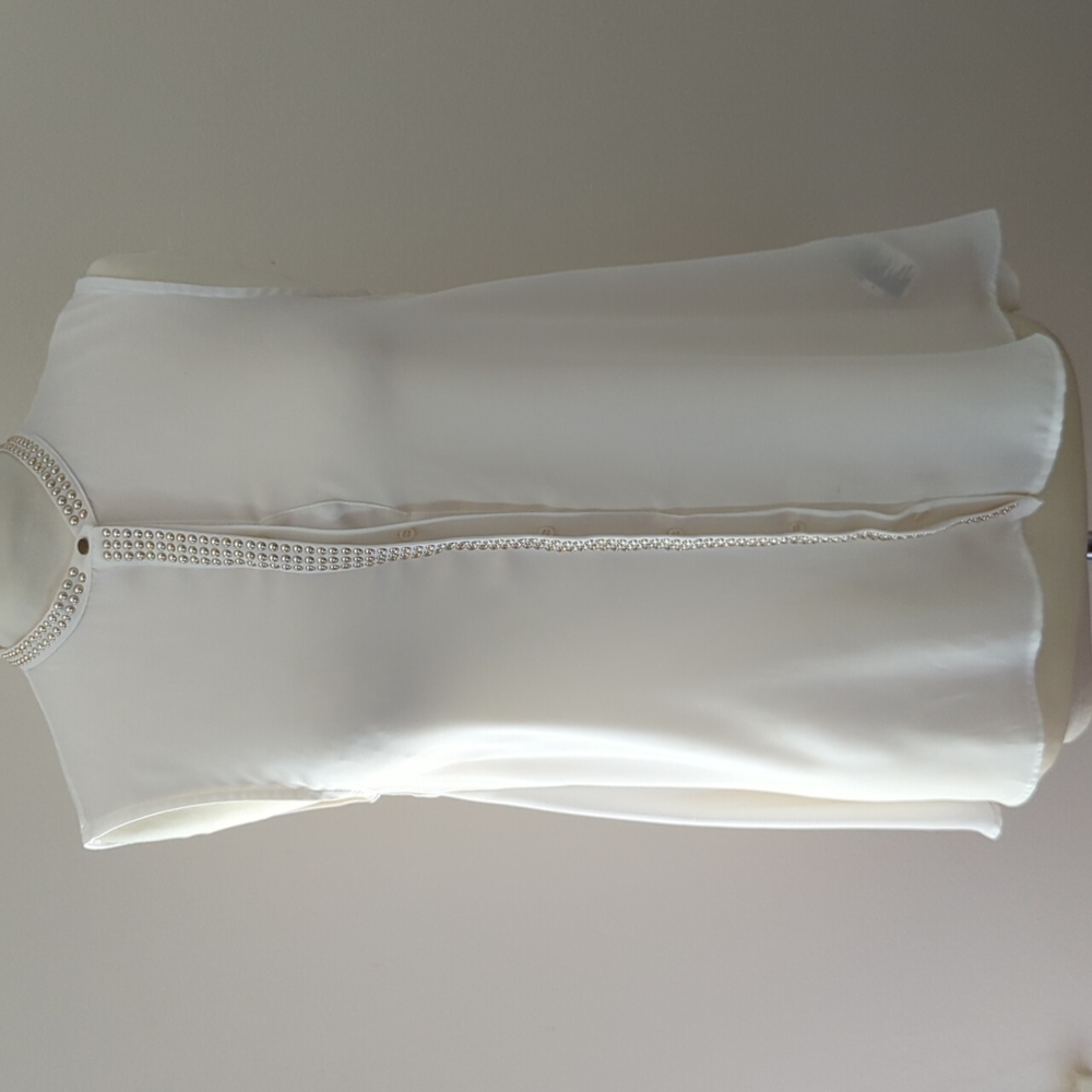 H&M studded sleeveless blouse